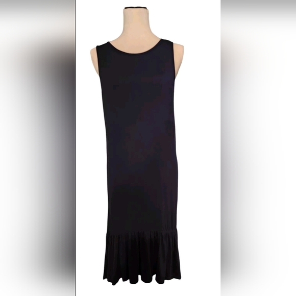 Paradise Navy Blue Jersey Stretch Maxi Dress Women's S NWT - Picture 1 of 7